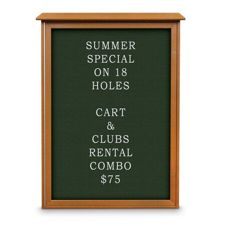United Visual Products Indoor Enclosed Combo Board, 72"x36", White Frame/Blue & Apricot UVCB7236W-BLUE-APRICOT